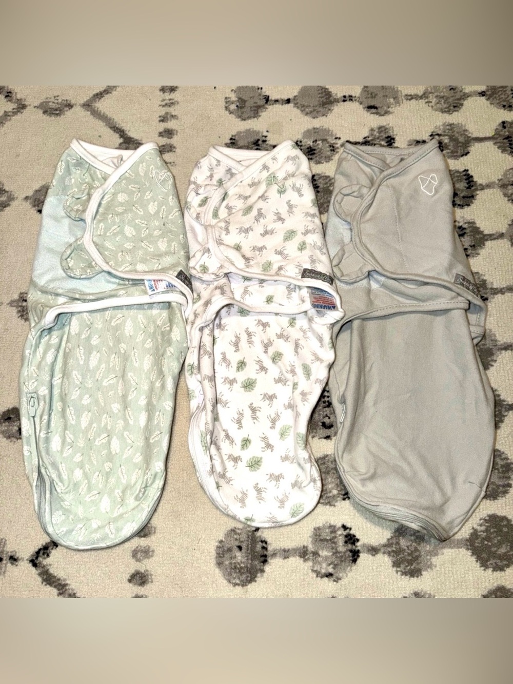 SwaddleMe Baby Swaddle Set Size Sm/Md 0-3 months